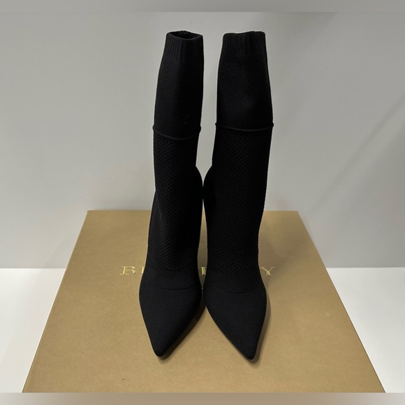 Burberry Black Sock Heels size 36.5 - Picture 2 of 4